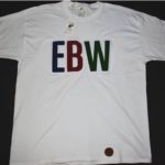 EBW Embroidered Logo Chenille Tshirt w/ Embossed Leather Patch