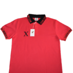 Men's Jacquard Short Sleeve Polo Shirt